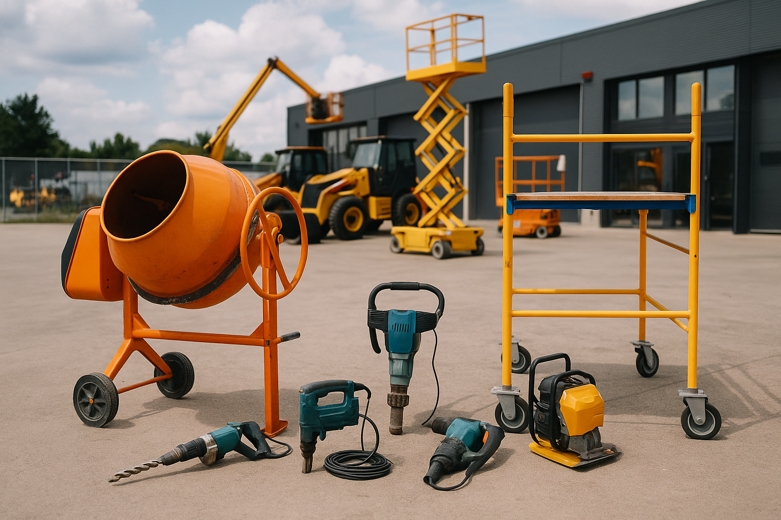 equipamento certo para obra